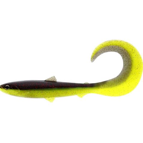 Przyn Ta Gumowa Westin Bullteez Curltail Black Chartreuse