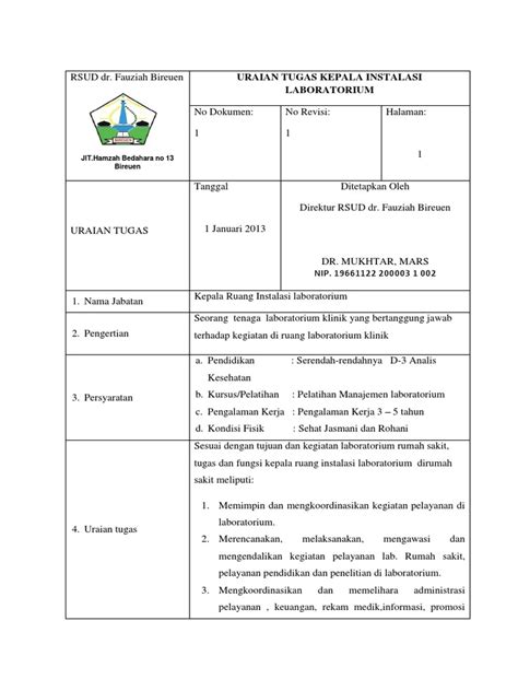 Detail Manajemen Laboratorium Rumah Sakit Koleksi Nomer 31