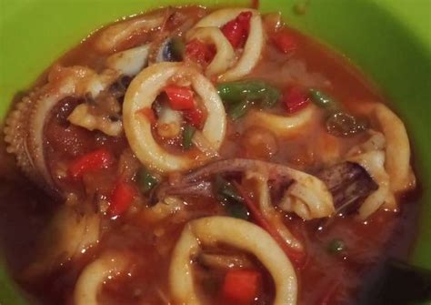 Resep Cumi Asam Pedas Oleh Kristina Romauli Ritonga Cookpad