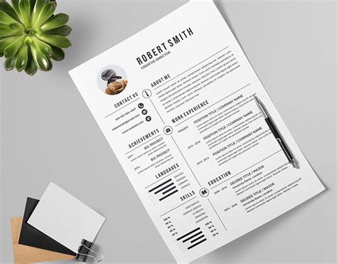 Robert Smith Modern Resume Template 78473 TemplateMonster