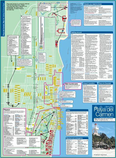 Playa Del Carmen Hotel Zone Map Map Resume Examples