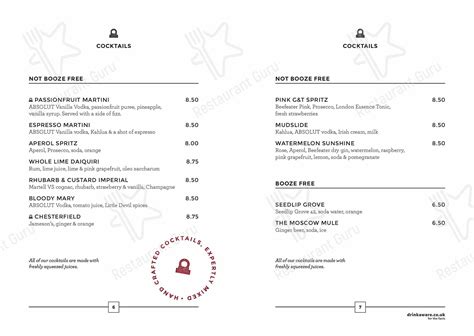 Menu At Cast Iron Grill Pub And Bar Peterborough Peterborough Business Park