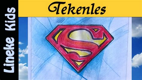 Superman Logo Tekenen Met Potlood Heel Makkelijk Youtube