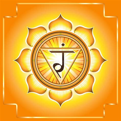 Manipura Chakra Icon Symbol Esoteric Yoga Indian Buddhism Hinduism Abe