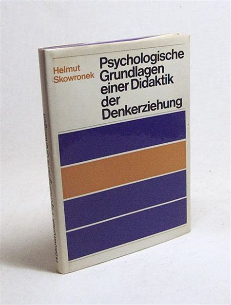 Psychologische Grundlagen Einer Didaktik Der Denkerziehung Kognitive