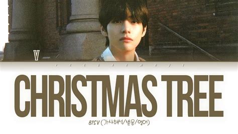 Bts V Christmas Tree Color Coded Lyrics