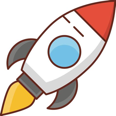 rocket Vector illustration on a transparent background. Premium quality ...