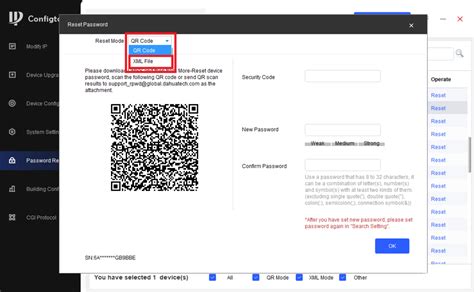 Dahua IPC Reset Dahua IPC Password Using ConfigTool