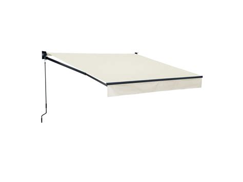 Tenda Saule M Tessuto Beige E Struttura Grigia