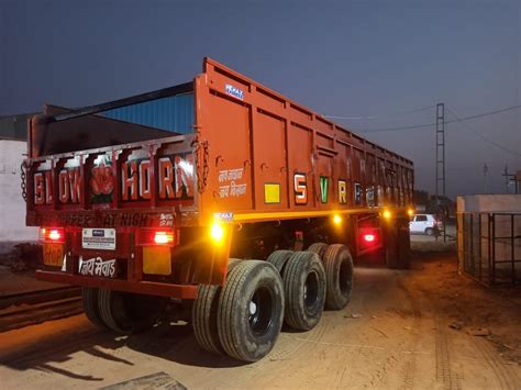 Orange Mild Steel 32 Feet Side Wall Trailer At 1130000 Piece In