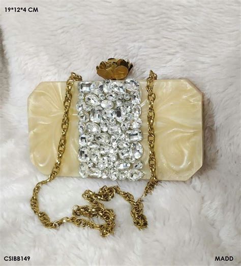 Resin Clutch Clutch Gold Bracelet Gold