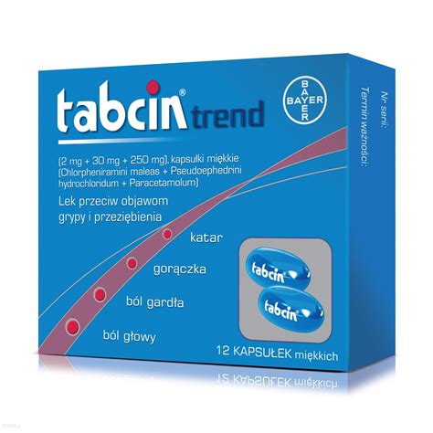 Tabcin Trend 12 kapsułek – Na Zdrowie!