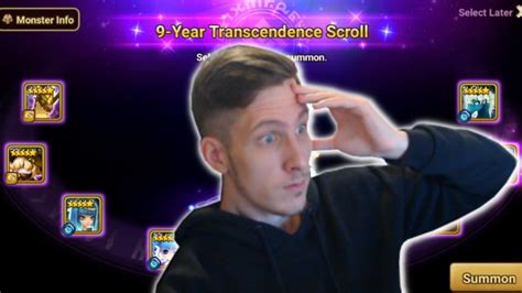 Finally Summoning My Year Transcendence Scroll Summoners War Youtube