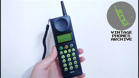 Nec P100 Mp5b2b9 1a Aka Bt Jade A Brick Mobile Phone From 1993 Youtube