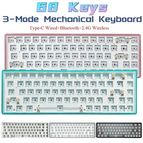 CIY Tester Customized Mechanical Keyboard Kit Mode Hot Swap Keyboard Keys Type C Wired