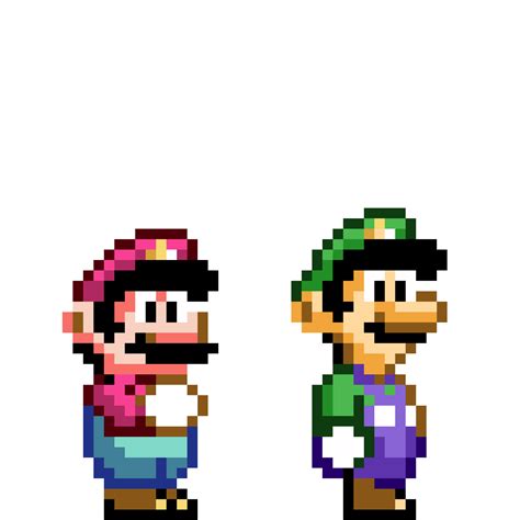 Pixilart SMW Mario And Luigi By The Mario Guy