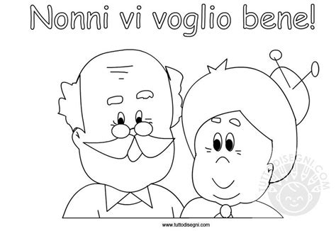 Festa Dei Nonni Disegno Con Dedica TuttoDisegni