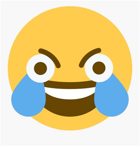 Open Eye Crying Laughing Emoji Free Transparent Clipart Clipartkey