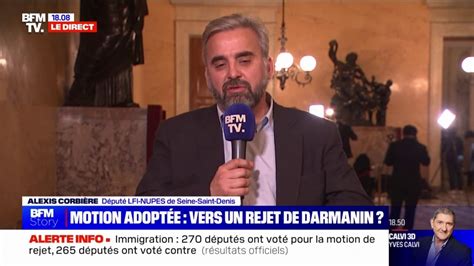 Motion De Rejet Du Projet De Loi Immigration On Pourrait Comprendre Que Gérald Darmanin Pose