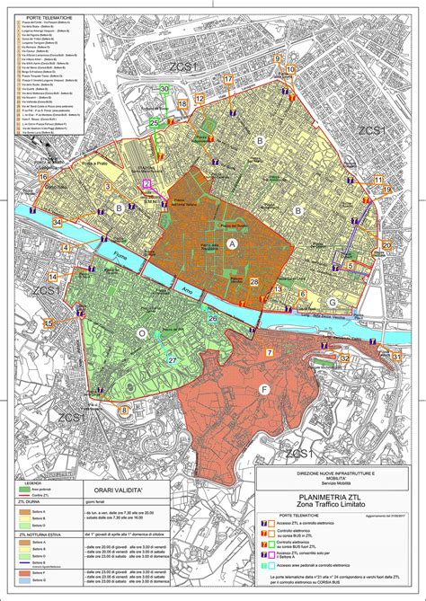 Ztl Florence Italy Map