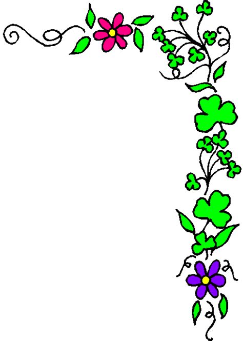 Clipart Flowers Borders - ClipArt Best