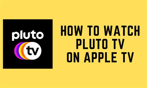 C Mo Instalar Y Ver Pluto Tv En Apple Televisor