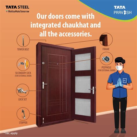 TATA Pravesh Metal Doors At Best Price In Sas Nagar By L A B Interior