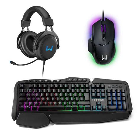 Combo Gamer Mouse Gamer 6400DPI Teclado Gamer Clancy RGB Macro E