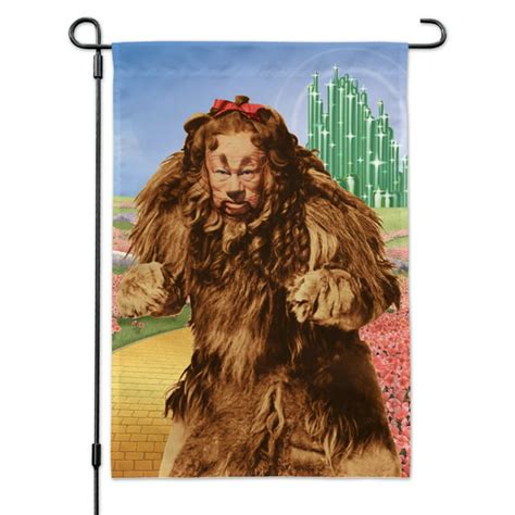 Wizard Of Oz Lion Character Garden Yard Flag