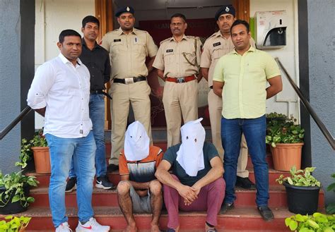 Goa Police Arrests Two Jandk Natives With Drugs Worth ₹25 Lakhs Goemkarponn Goa News