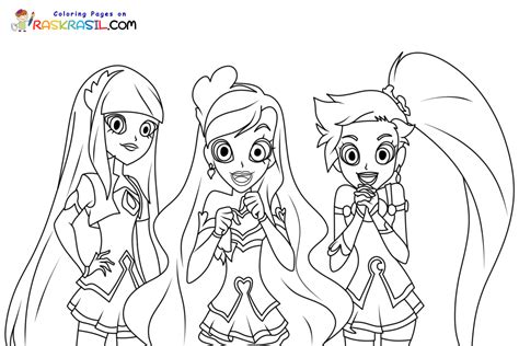 Coloriage Lolirock à imprimer