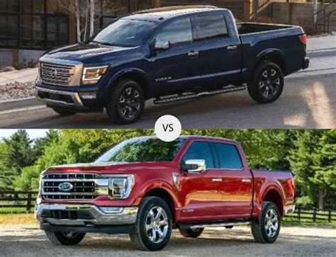 2021 Nissan Titan Vs 2021 Ford F 150 Whats The Difference Five