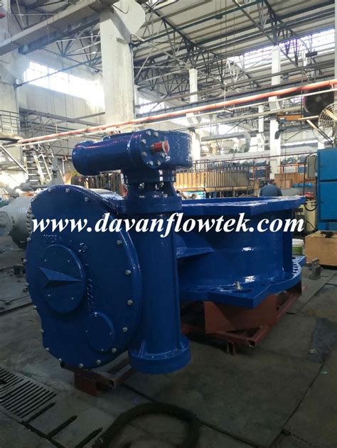 Dn Ductile Iron Flanged End Blue Gear Operation Double Eccentric