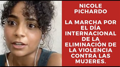 Entn Nicole Pichardo D A Internacional De La Eliminaci N De La