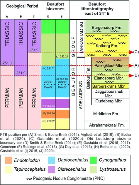 General Litho And Vertebrate Biostratigraphy Of The Upper Permian And