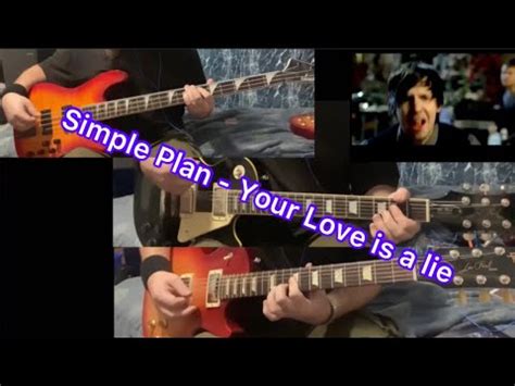 Simple Plan Your Love Is A Lie Guitar Bass Cover Drop D