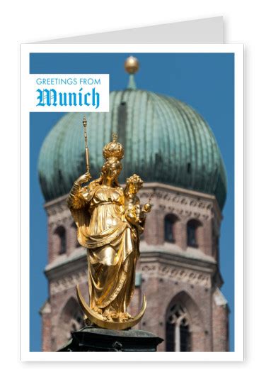 München Frauenkirche Urlaubsgrüße und Sprüche Echte