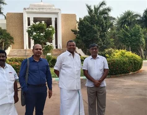 Former Union Finance Minister Thiru P Chidambaram And Karaikudi Mla