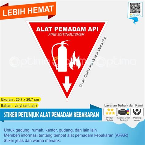 Syarat Penempatan Dan Pemasangan APAR Alat Pemadam Api 45 OFF