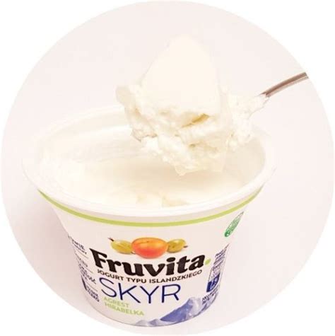 Fruvita Skyr Agrest Mirabelka Jogurt Typu Islandzkiego Z Biedronki