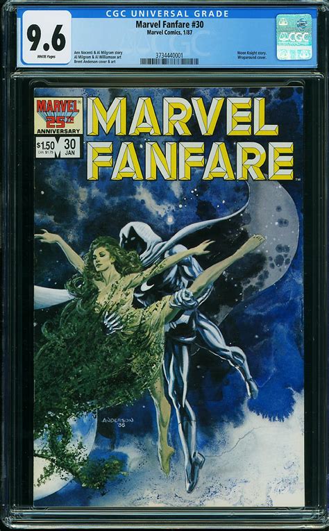 Marvel Fanfare Comic Book Sale Cgc Nm