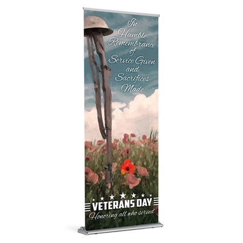 Veterans Day Poppy Banner | Diocesan