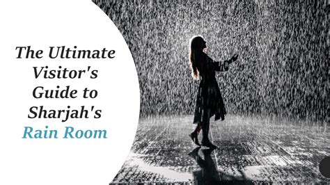 Rain Room Sharjah Walk Through Rain Without Getting Wet