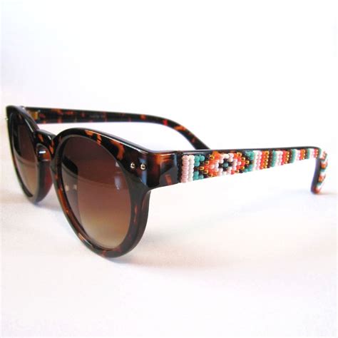 Beaded Round Sunglasses — Beyond Buckskin Boutique Round Sunglasses