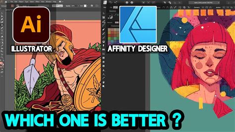 Illustrator Vs Affinity Designer Youtube