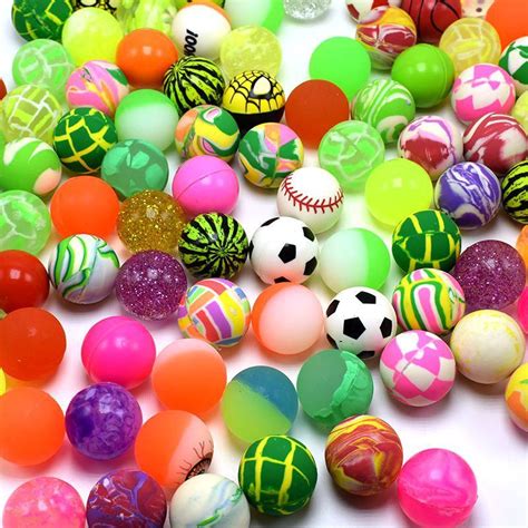 Multicolor Mm Bouncy Balls Solid Color Eyeball Watermelon Baseball