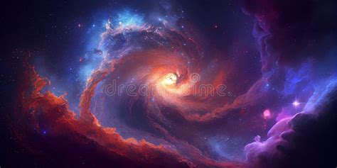 Space Galaxy Background Galaxy Background Starry Cosmic Nebula And