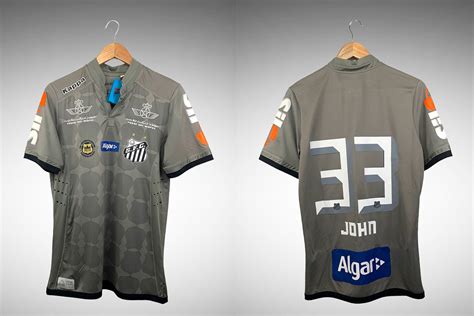 Santos 2016 Camisa Goleiro Tam GG Nº 33 John Brechó do Futebol