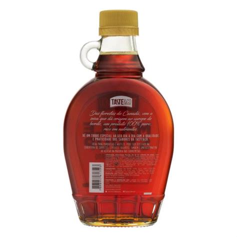 Xarope De Bordo Taste Co Maple Syrup Vidro Ml Sonda Supermercado