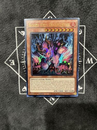 Yu Gi Oh Snake Eyes Diabellstar LEDE EN011 Ultra Rare NM 1st Edition